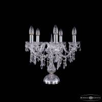 Настольная лампа Bohemia Ivele Crystal 1403L/5/141-39 Ni