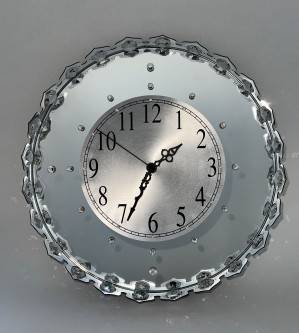 Настенные часы Tesoro Del Mondo Adilya Silver