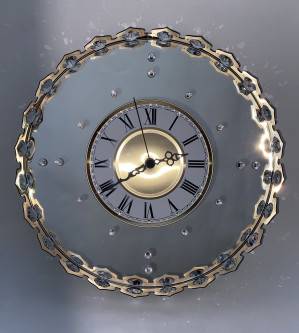Настенные часы Tesoro Del Mondo Adilya Gold